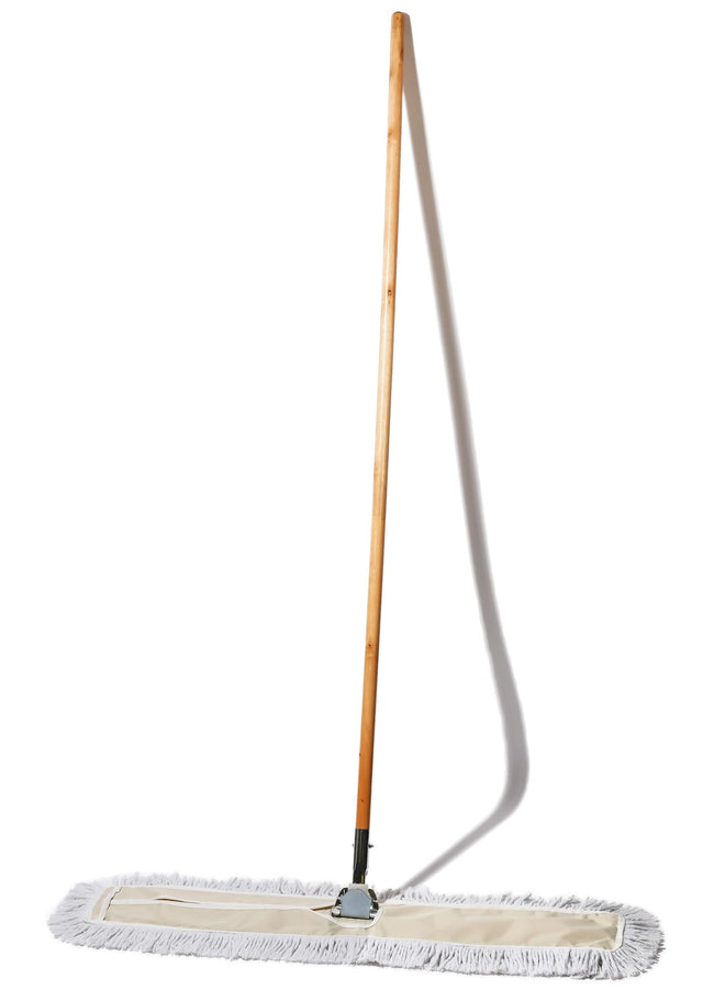 Cotton Dust Mop - Wood Handle