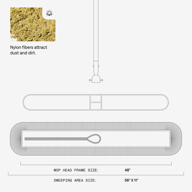 Pro Color Dust Mop - Extendable Handle