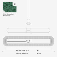 Pro Color Dust Mop - Wood Handle