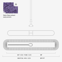 Pro Color Dust Mop - Wood Handle