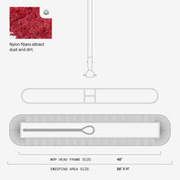 Pro Color Dust Mop - Wood Handle