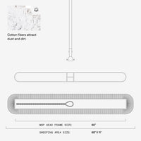 Cotton Dust Mop - Wood Handle
