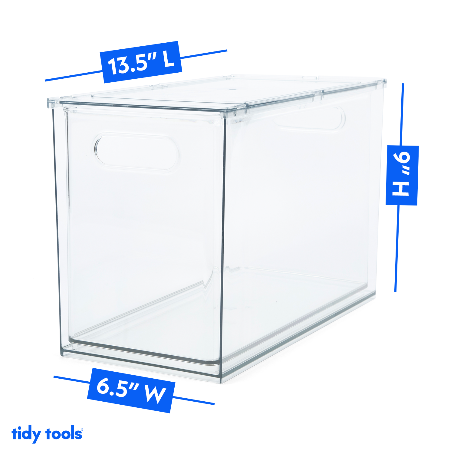 Tidy Tools Plastic Storage Bins With Pull-Out Drawer, 1 Pack