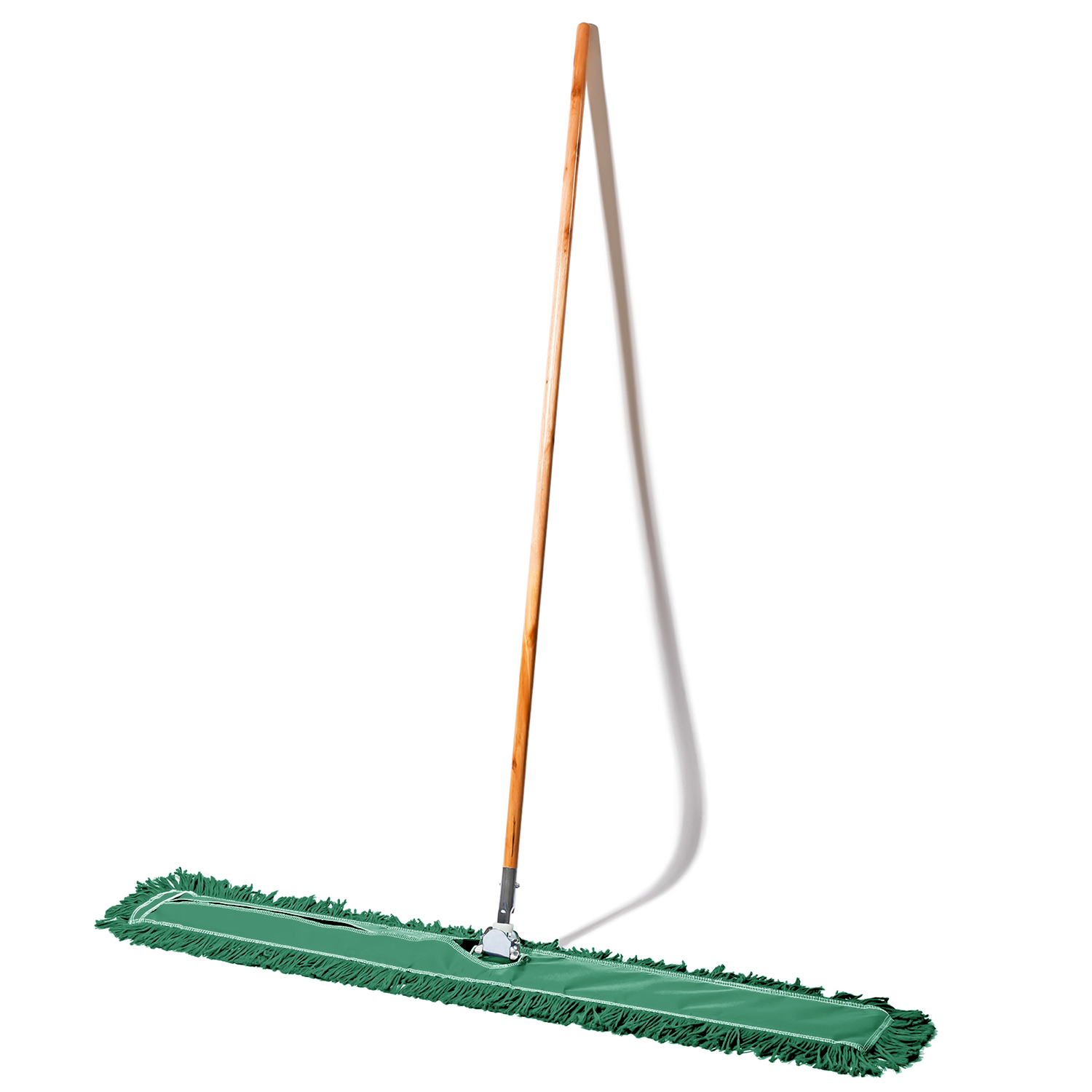 Tidy Tools 48 inch Dust Mop Kit Wood Handle, Green