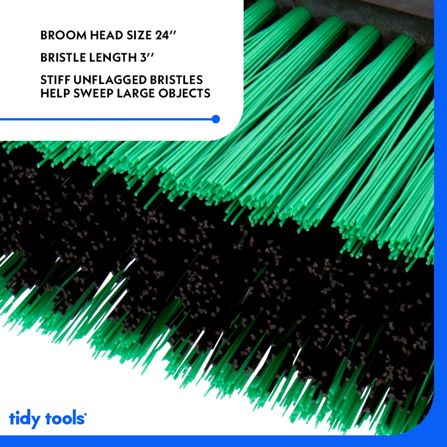 Tidy Tools Large 24'' Rough-Surface Push Broom