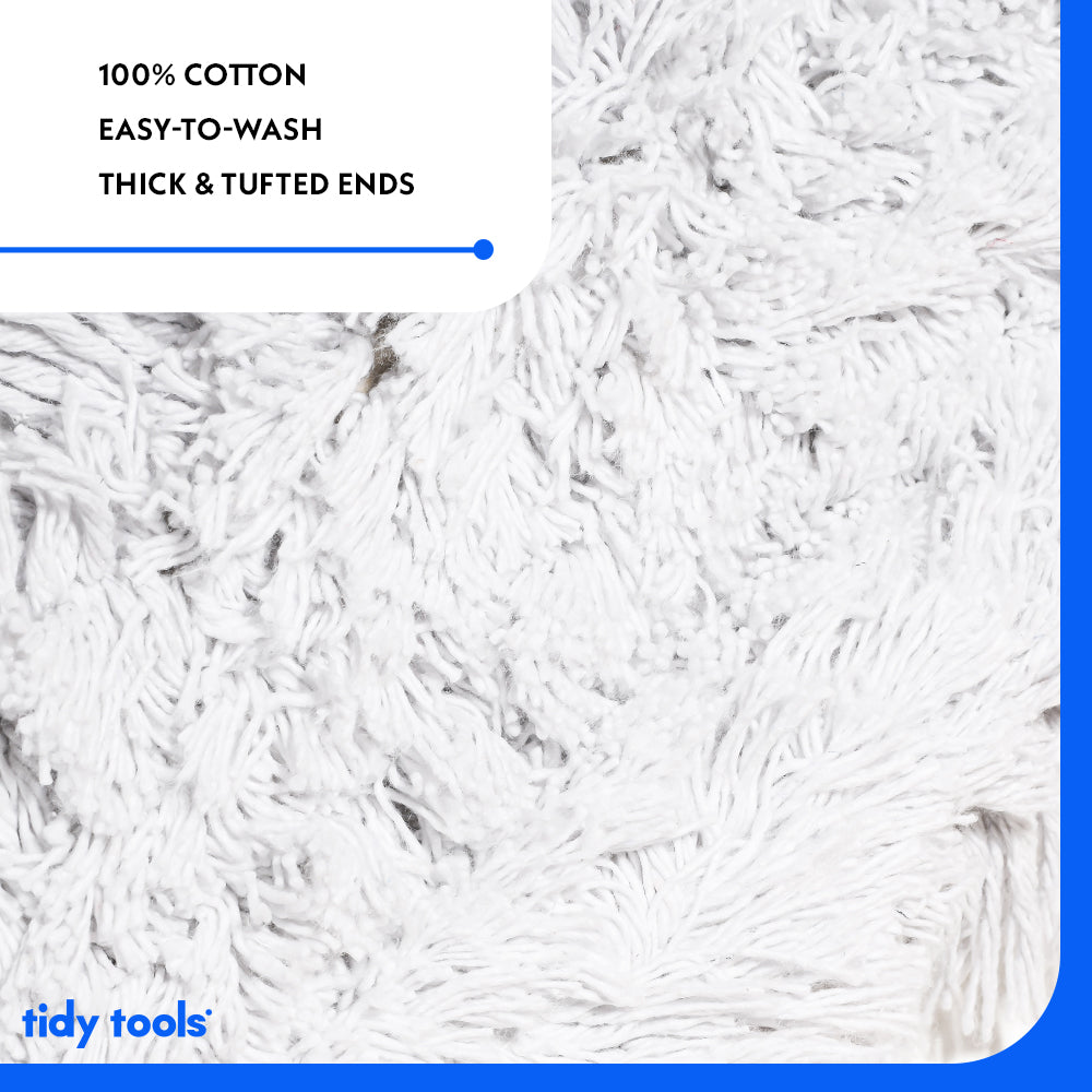 Tidy Tools 48 Inch Cotton Dust Mop Wood Handle